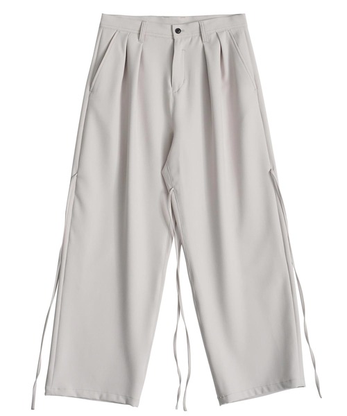 SHAREEF(シャリーフ)の「DOUBLE CLOTH WIDE PANTS(その他パンツ・メンズ・チャコール/ブラック/ラベンダー/ホワイト系その他・2/3/1)」の22枚目の写真