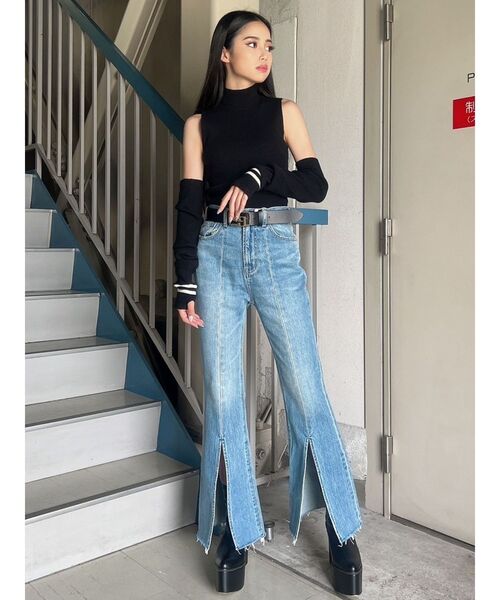 GYDA（ジェイダ）の「JEYSUS GGレザーワイドベルト（ベルト・レディース・ゴールド/シルバー・FREE）」の10枚目の写真