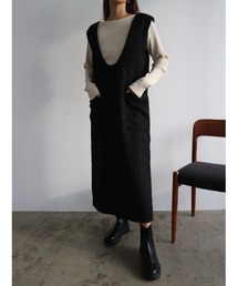 TRUNC | Tweed Uneck Jumper Dress(ワンピース)