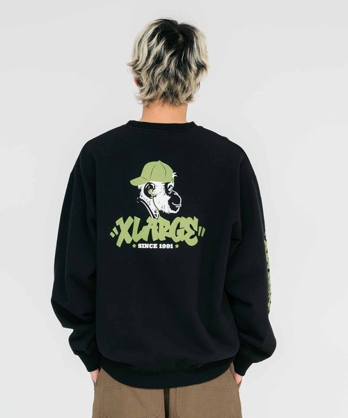 XLARGE（エクストララージ）の「TAGGING LOGO CREWNECK SWEAT