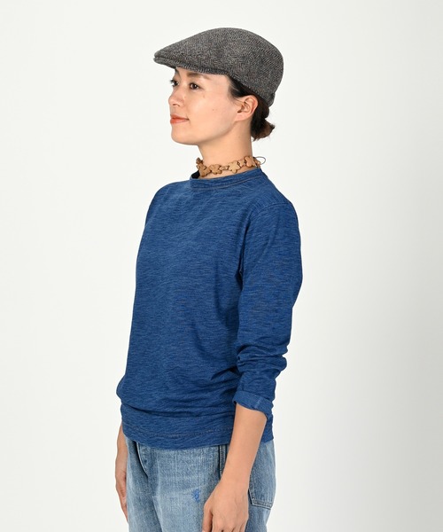 45R(フォーティファイブアール)の「度詰天竺の90845星Tシャツ(インディゴ 重)(Tシャツ/カットソー・レディース・インディゴブルー・X-SMALL/LARGE/SMALL/MEDIUM)」の5枚目の写真