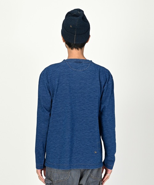 45R(フォーティファイブアール)の「度詰天竺の90845星Tシャツ(インディゴ 重)(Tシャツ/カットソー・レディース・インディゴブルー・X-SMALL/LARGE/SMALL/MEDIUM)」の10枚目の写真