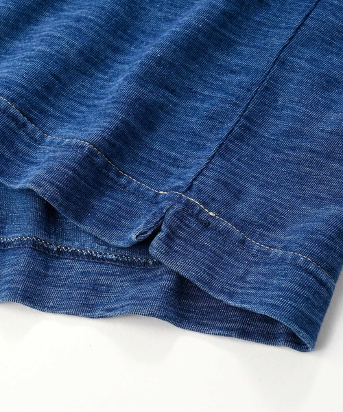 45R(フォーティファイブアール)の「度詰天竺の90845星Tシャツ(インディゴ 重)(Tシャツ/カットソー・レディース・インディゴブルー・X-SMALL/LARGE/SMALL/MEDIUM)」の13枚目の写真