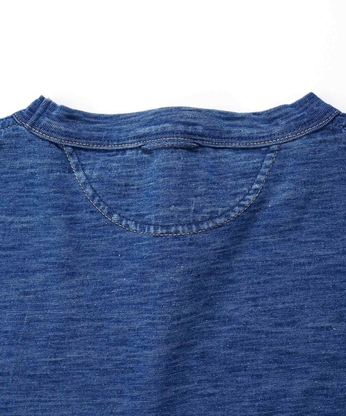 45R(フォーティファイブアール)の「度詰天竺の90845星Tシャツ(インディゴ 重)(Tシャツ/カットソー・レディース・インディゴブルー・X-SMALL/LARGE/SMALL/MEDIUM)」の14枚目の写真