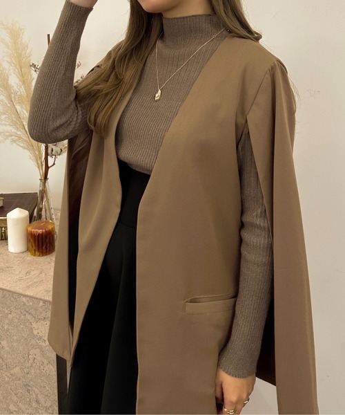 apres jour clair（アプレジュールクレア）の「【apres jour clair】ストライプリブニットプルオーバー【ZOZOTOWN限定アイテム】（ニット/セーター・レディース・ブラウン系その他/アイボリー・X-LARGE/フリー）」の4枚目の写真