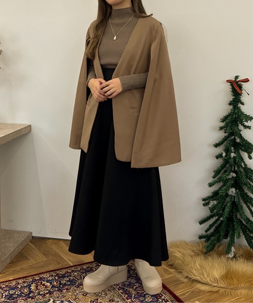 apres jour clair（アプレジュールクレア）の「【apres jour clair】ストライプリブニットプルオーバー【ZOZOTOWN限定アイテム】（ニット/セーター・レディース・ブラウン系その他/アイボリー・X-LARGE/フリー）」の8枚目の写真