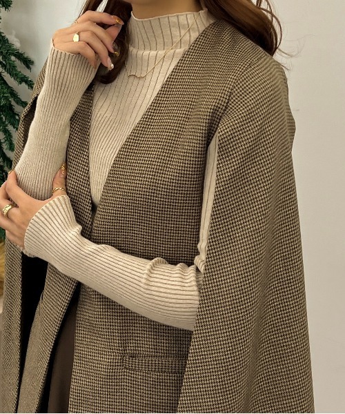 apres jour clair（アプレジュールクレア）の「【apres jour clair】ストライプリブニットプルオーバー【ZOZOTOWN限定アイテム】（ニット/セーター・レディース・ブラウン系その他/アイボリー・X-LARGE/フリー）」の15枚目の写真