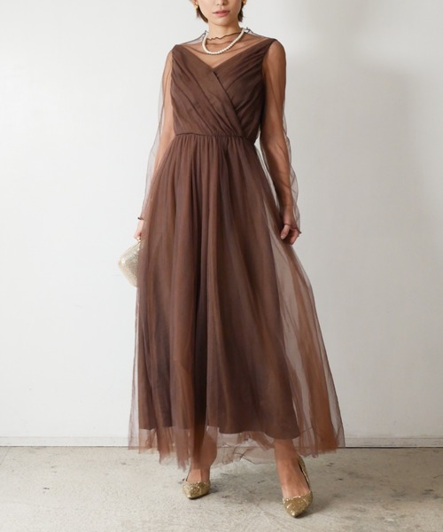 My shawty（ﾏｲｼｬｳﾃｨｰ）の「lilac tule day dress（ドレス）」 - WEAR