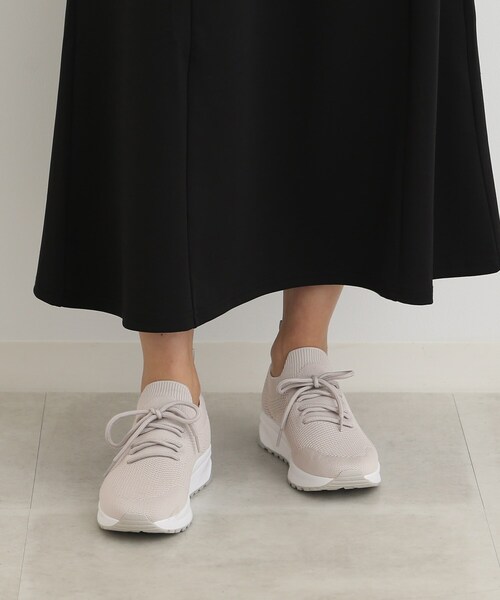 SHOO・LA・RUE（シューラルー）の「◆丸洗い楽ちんニットスニーカー（スニーカー・レディース・グレー/ブラック・35/25/45）」の9枚目の写真