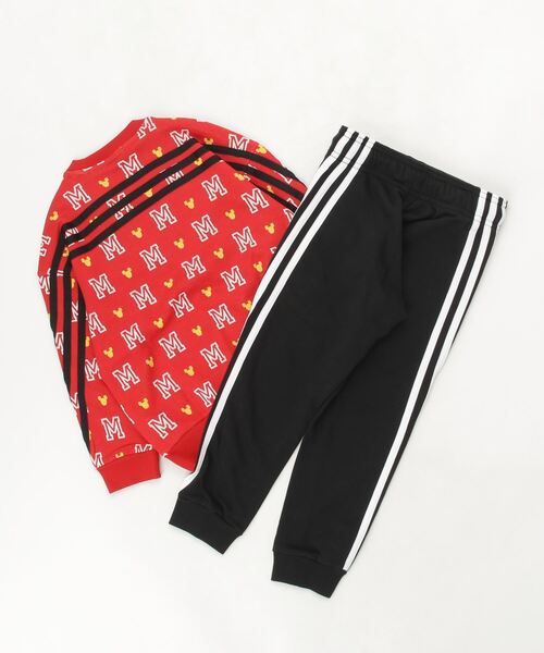 Disney MICKEY 裏起毛 オフィシャル ジャージセットアップ adidas（アディダス）の「adidas × Disney ミッキーマウス