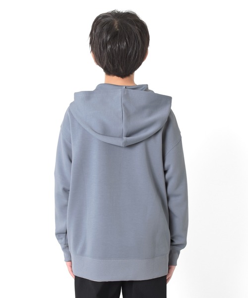 GLAZOS(グラソス)の「ダンボール・ZIPパーカー(パーカー・キッズ・ライトグレー/サックスブルー/ブラック・140cm/170cm/160cm/150cm)」の6枚目の写真