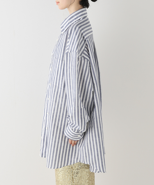 COUTURE D`ADAM/クチュールドアダム】ストライプシャツ