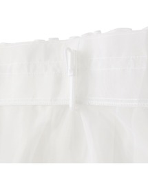 フランフラン francfranc ホワイトフリルレースカーテン Francfranc