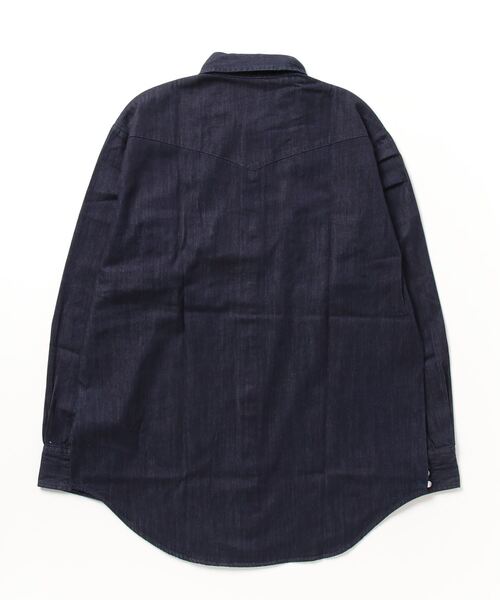 Lee(リー)の「Lee/リー DENIM CHECK WESTERN SHIRT/デニム チェック ウエスタンシャツ/レギュラーカラーシャツ(シャツ/ブラウス・メンズ・インディゴブルー/ライトインディゴブルー/レッド系その他/グリーン系その他/ブルー系その他・M/L/XL)」の20枚目の写真