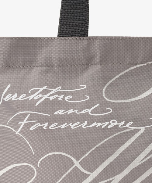 Afternoon Tea（アフタヌーンティー）の「スリットポケット付きロゴバッグS/ヴェロニカ・ハリム（エコバッグ/サブバッグ・レディース・ピンク/グレー・ONE SIZE）」の13枚目の写真