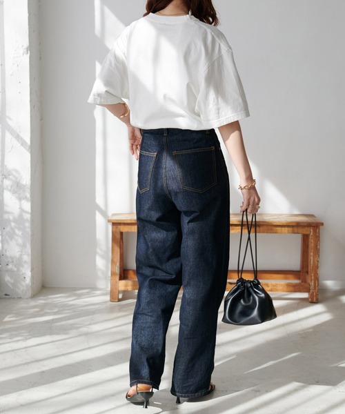 DISCOAT（ディスコート）の「サークルミッキービッグTシャツ（Tシャツ/カットソー・レディース・チャコールグレー/オフホワイト・FREE）」の19枚目の写真