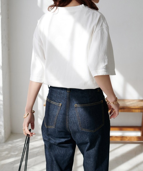 DISCOAT（ディスコート）の「サークルミッキービッグTシャツ（Tシャツ/カットソー・レディース・チャコールグレー/オフホワイト・FREE）」の22枚目の写真