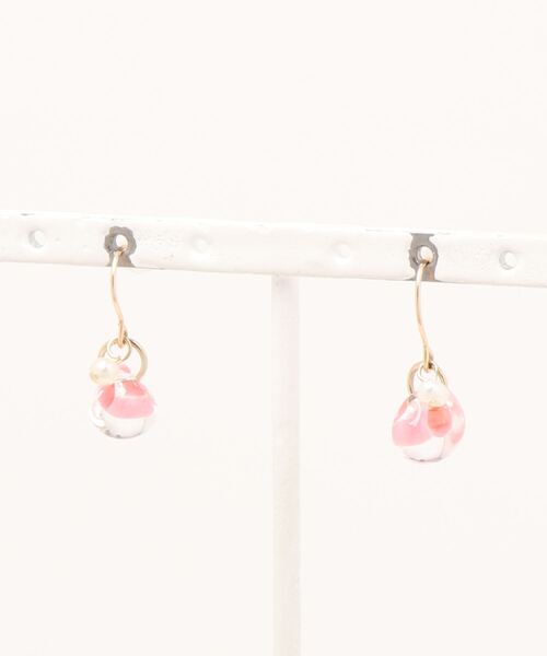 tone（トーン）の「【雨あがりの森】ティアドロップ・ピアス(MA)（ピアス（両耳用）・レディース・その他/ミント/ラベンダー/ピンク系その他/ブルー系その他・FREE）」の4枚目の写真