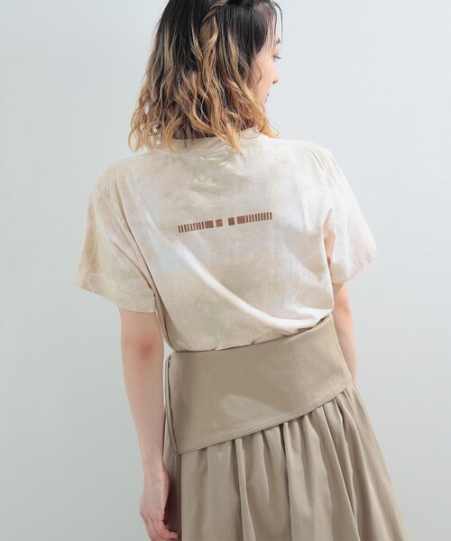 Ray BEAMS(レイビームス)の「NOMA t.d. × Ray BEAMS / 別注 TIEDYE Tシャツ(Tシャツ/カットソー・レディース・ナチュラル/ピンク/ベージュ・ONE SIZE)」の7枚目の写真
