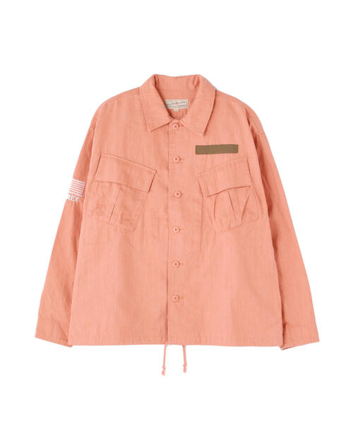 AVIREX（アヴィレックス）の「【WEB&DEPOT限定】PIGMENT DYED FATIGUE SHIRT / ピグメント ダイ ファティーグ シャツ / AVIREX / アヴィレックス（シャツ/ブラウス・レディース・ライトグリーン/ピンク/ブルー・L/M/2XL/XL）」の10枚目の写真
