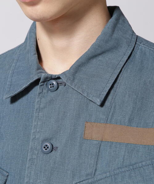 AVIREX（アヴィレックス）の「【WEB&DEPOT限定】PIGMENT DYED FATIGUE SHIRT / ピグメント ダイ ファティーグ シャツ / AVIREX / アヴィレックス（シャツ/ブラウス・レディース・ライトグリーン/ピンク/ブルー・L/M/2XL/XL）」の18枚目の写真