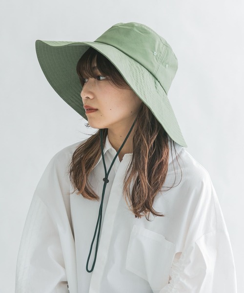 KBF(ケイビーエフ)の「CASSELINI ツバ広サファリハット(ハット・レディース・カーキ/ベージュ/ブラック・ONE)」の7枚目の写真