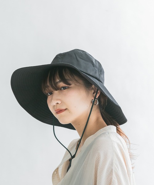 KBF(ケイビーエフ)の「CASSELINI ツバ広サファリハット(ハット・レディース・カーキ/ベージュ/ブラック・ONE)」の17枚目の写真