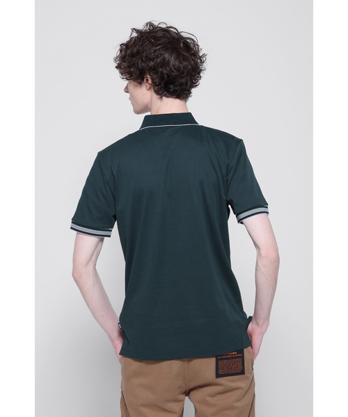 BOSS（ボス）の「コントラストカラートリム インターロックコットン ポロシャツ（ポロシャツ・メンズ・グレー/カーキ/ベージュ/ホワイト/ネイビー・M/L/XL/XXL/S/XXXL）」の7枚目の写真