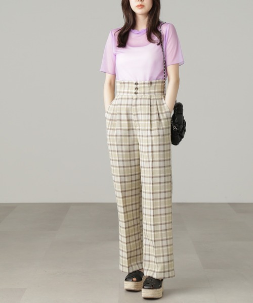 FREE'S MART（フリーズマート）の「◆メロー半袖シアーカットソー（Tシャツ/カットソー・レディース・パープル/ブラック/ホワイト・FREE）」の22枚目の写真