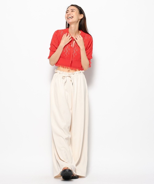 FOREVER 21（フォーエバー トゥエンティーワン）の「ドロストカットパンツ（その他パンツ・レディース・ブルー/ホワイト/レッド/ブラック・SMALL/MEDIUM）」の20枚目の写真