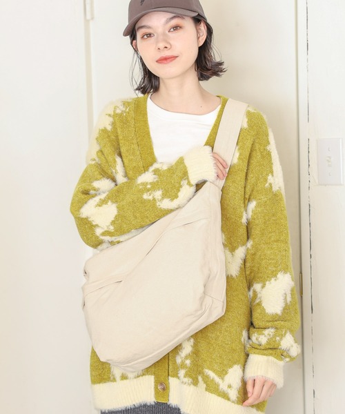 niko and...（ニコアンド）の「オリジナルロゴキャンバスショルダーバッグ（ショルダーバッグ・レディース・ブラック/ナチュラル/キャメル/グレー/ブルー系その他・0）」の3枚目の写真