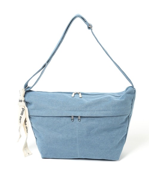 niko and...（ニコアンド）の「オリジナルロゴキャンバスショルダーバッグ（ショルダーバッグ・レディース・ブラック/ナチュラル/キャメル/グレー/ブルー系その他・0）」の4枚目の写真