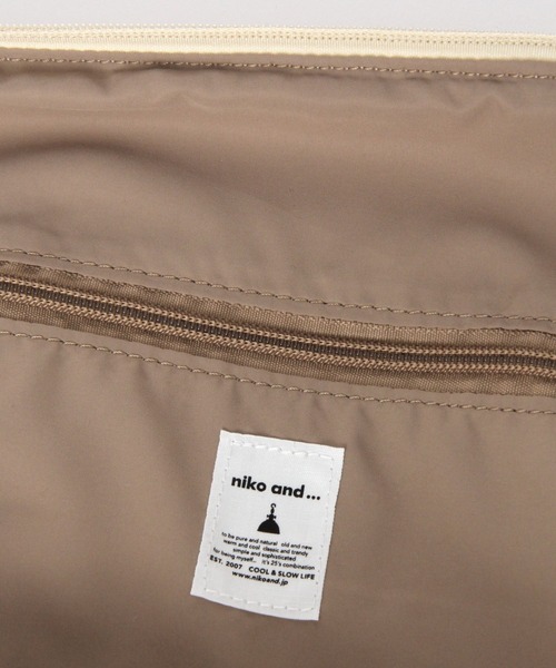 niko and...（ニコアンド）の「オリジナルロゴキャンバスショルダーバッグ（ショルダーバッグ・レディース・ブラック/ナチュラル/キャメル/グレー/ブルー系その他・0）」の10枚目の写真