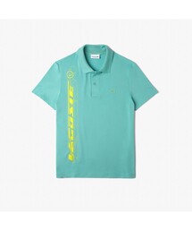 LACOSTE | 3Dグラフィックプリントポロシャツ(ポロシャツ)