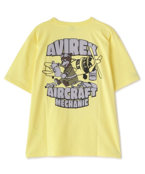 AVIREX（アヴィレックス）の「《WEB&DEPOT限定》CREW NECK T-SHIRT FLIGHT MECHANIC / クルーネック Tシャツ フライトメカニック / AVIREX / アヴィレックス（Tシャツ/カットソー・メンズ・ピンク/その他10/その他18/ブラック/ホワイト・F/L/M/2XL/XL）」の13枚目の写真