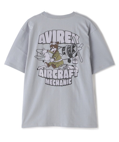 AVIREX（アヴィレックス）の「《WEB&DEPOT限定》CREW NECK T-SHIRT FLIGHT MECHANIC / クルーネック Tシャツ フライトメカニック / AVIREX / アヴィレックス（Tシャツ/カットソー・メンズ・ピンク/その他10/その他18/ブラック/ホワイト・F/L/M/2XL/XL）」の15枚目の写真