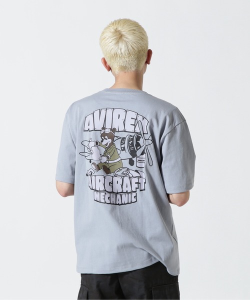 AVIREX（アヴィレックス）の「《WEB&DEPOT限定》CREW NECK T-SHIRT FLIGHT MECHANIC / クルーネック Tシャツ フライトメカニック / AVIREX / アヴィレックス（Tシャツ/カットソー・メンズ・ピンク/その他10/その他18/ブラック/ホワイト・F/L/M/2XL/XL）」の16枚目の写真