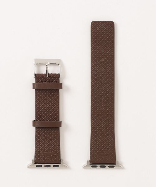 LACOSTE(ラコステ)の「【LACOSTE】MENS レザー apple watch バンド(その他小物・メンズ・ブラウン・FREE)」の1枚目の写真
