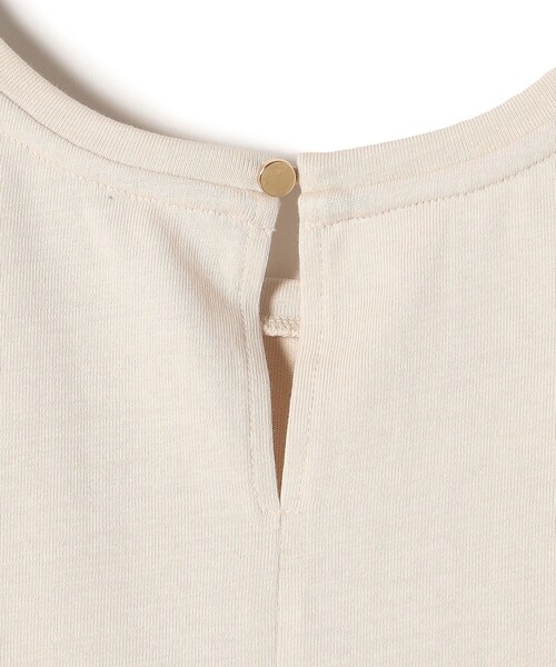 SHIPS（シップス）の「* 〈着丈が選べる2サイズ展開〉コットン 天竺 ドルマン スリーブ TEE 24SS ◇（Tシャツ/カットソー・レディース・ネイビー/オフホワイト/ピンク系/ブラック/ネイビー系/ライトブルー・SMALL/MEDIUM）」の10枚目の写真