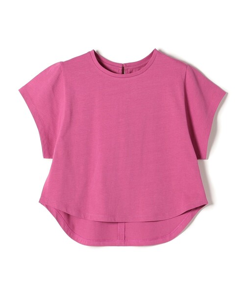 SHIPS（シップス）の「* 〈着丈が選べる2サイズ展開〉コットン 天竺 ドルマン スリーブ TEE 24SS ◇（Tシャツ/カットソー・レディース・ネイビー/オフホワイト/ピンク系/ブラック/ネイビー系/ライトブルー・SMALL/MEDIUM）」の16枚目の写真