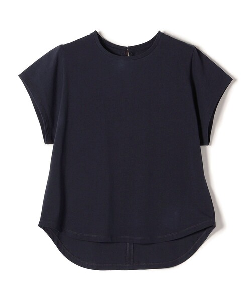 SHIPS（シップス）の「* 〈着丈が選べる2サイズ展開〉コットン 天竺 ドルマン スリーブ TEE 24SS ◇（Tシャツ/カットソー・レディース・ネイビー/オフホワイト/ピンク系/ブラック/ネイビー系/ライトブルー・SMALL/MEDIUM）」の20枚目の写真