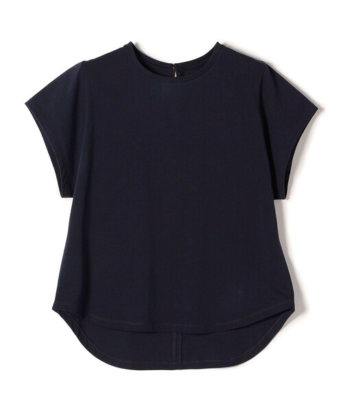 SHIPS（シップス）の「* 〈着丈が選べる2サイズ展開〉コットン 天竺 ドルマン スリーブ TEE 24SS ◇（Tシャツ/カットソー・レディース・ネイビー/オフホワイト/ピンク系/ブラック/ネイビー系/ライトブルー・SMALL/MEDIUM）」の22枚目の写真