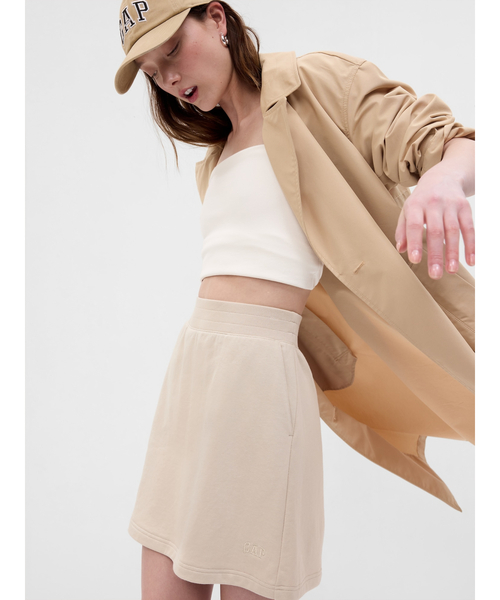 GAP（ギャップ）の「ヴィンテージ ソフト GAPミニロゴ ミニスカート（スカート・レディース・ホワイト/オフホワイト/その他・XS/S/M/L/XXS）」の8枚目の写真