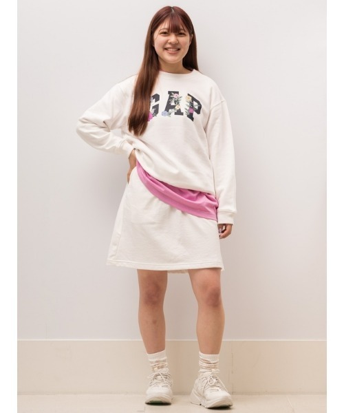 GAP（ギャップ）の「ヴィンテージ ソフト GAPミニロゴ ミニスカート（スカート・レディース・ホワイト/オフホワイト/その他・XS/S/M/L/XXS）」の5枚目の写真