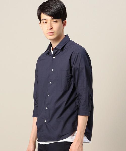 BEAUTY&YOUTH UNITED ARROWS(ビューティーアンドユースユナイテッドアローズ)の「BY タイプライター レギュラーカラーシャツ◆(シャツ/ブラウス・メンズ・ホワイト/ライトブルー/ネイビー・X-SMALL/SMALL/LARGE/MEDIUM/X-LARGE)」の1枚目の写真