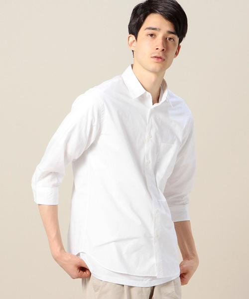 BEAUTY&YOUTH UNITED ARROWS(ビューティーアンドユースユナイテッドアローズ)の「BY タイプライター レギュラーカラーシャツ◆(シャツ/ブラウス・メンズ・ホワイト/ライトブルー/ネイビー・X-SMALL/SMALL/LARGE/MEDIUM/X-LARGE)」の2枚目の写真