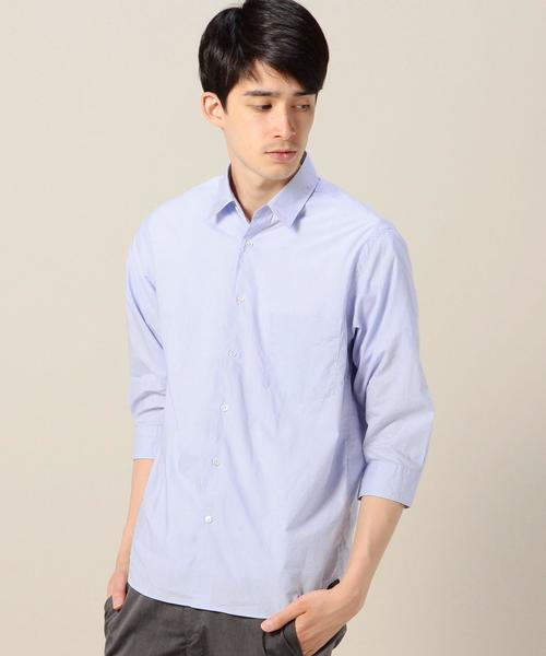 BEAUTY&YOUTH UNITED ARROWS(ビューティーアンドユースユナイテッドアローズ)の「BY タイプライター レギュラーカラーシャツ◆(シャツ/ブラウス・メンズ・ホワイト/ライトブルー/ネイビー・X-SMALL/SMALL/LARGE/MEDIUM/X-LARGE)」の3枚目の写真