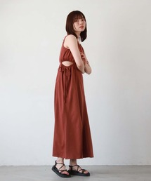 archives | 麻調サイドスリットノースリワンピース(ワンピース)