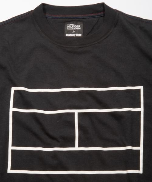 MONKEY TIME(モンキータイム)の「<TOMMY HILFIGER DENIM>×<monkey time>∴ CLEAR FLAG T/Tシャツ ◆(Tシャツ/カットソー・メンズ・ブラック/ホワイト・LARGE/SMALL/MEDIUM)」の6枚目の写真
