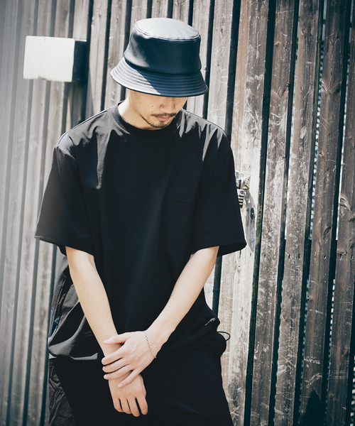 417 EDIFICE（フォーワンセブンエディフィス）の「マイクロリップ レジャーTシャツ ”セットアップ着用可能”（Tシャツ/カットソー・メンズ・グリーン/ブルー/ブラック/グレー・LARGE/MEDIUM/SMALL）」の9枚目の写真